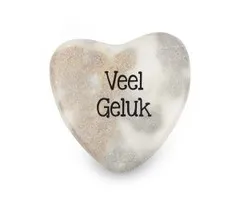 Marmer hartje veel geluk