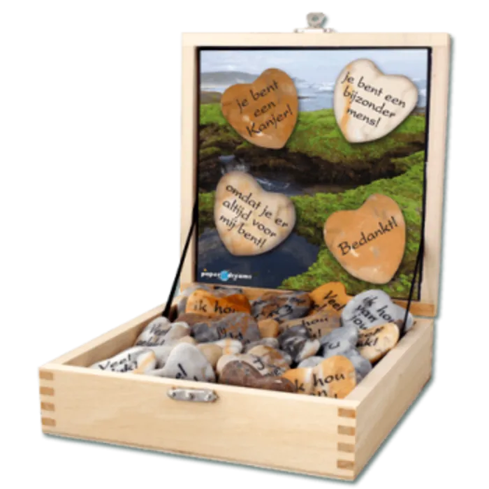 Marmer hartje Je bent een kanjer