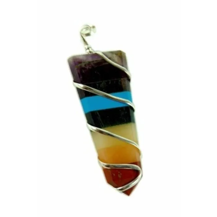 Chakra hanger in spiraal