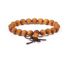 Mala armband sandelhout elastisch