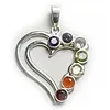 Chakra hanger metaal hart