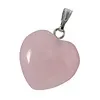 Hanger hart rozekwarts 1,5cm