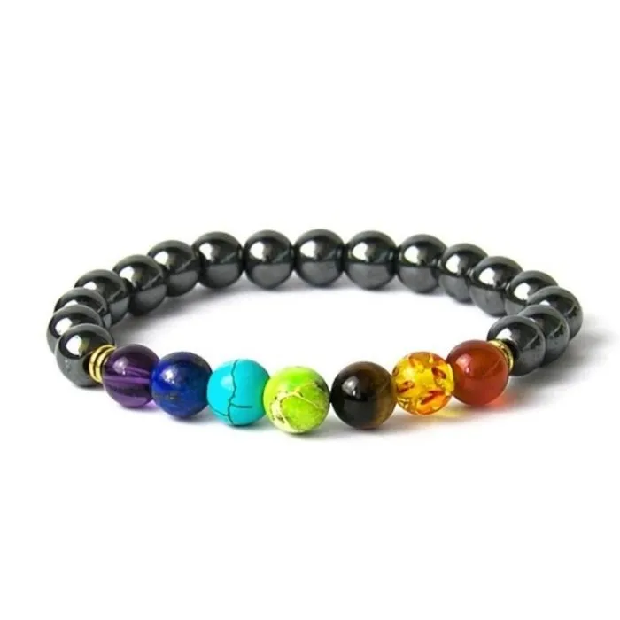 Armband hematiet 7 chakra