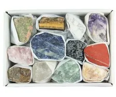 Verzamelbox edelstenen ruw