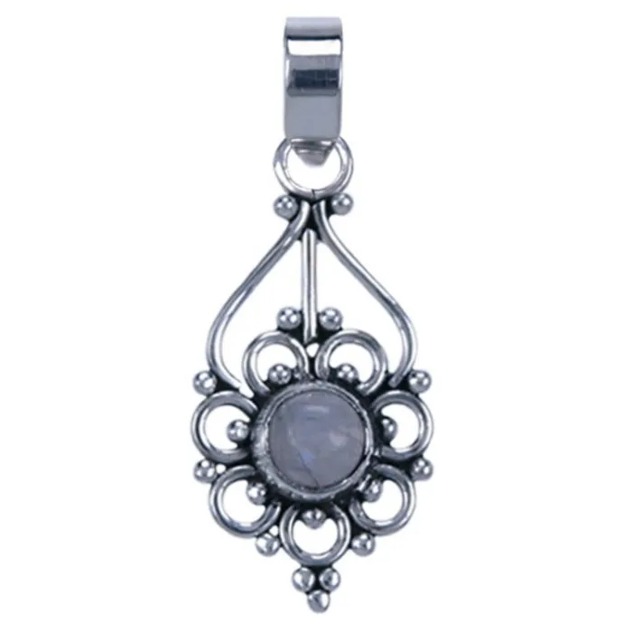 Zilver hanger maansteen