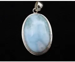 Larimar hanger zilver