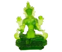 Groene tara transparant groen