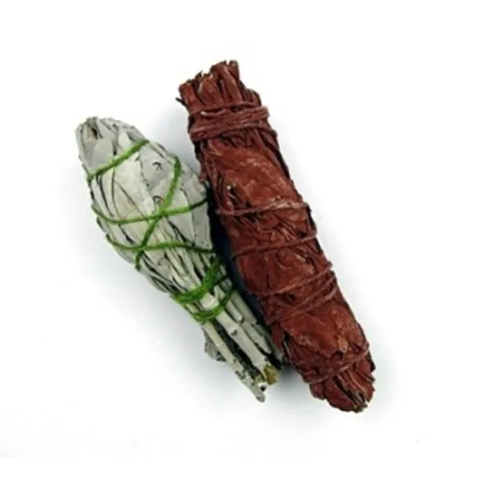 Mini smudge witte salie en dragons blood