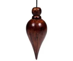Pendel hout druppelvorm