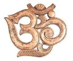 Ohm symbool van hout 32 cm