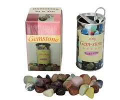 300 gram edelstenen in cadeau blik