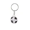 Sleutelhanger metalen voetbal 12 stuks