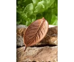 Wierookhouder blad bruin