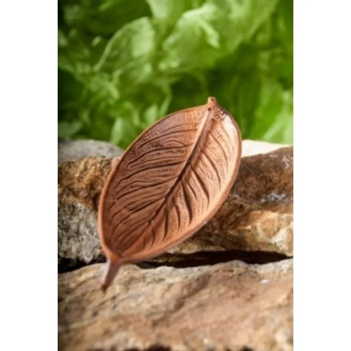 Wierookhouder blad bruin