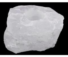 Theelichthouder bergkristal A kwaliteit