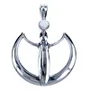 Gaia maansteen hanger zilver