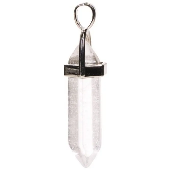 Hangertje dubbeleinder Bergkristal