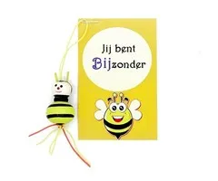 Kaartje- jij bent bijzonder met grote bij