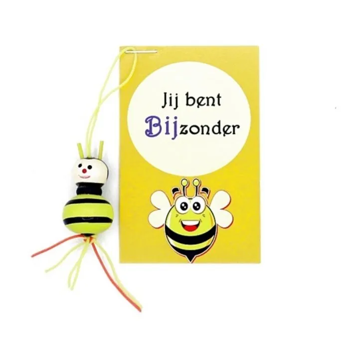 Kaartje- jij bent bijzonder met grote bij
