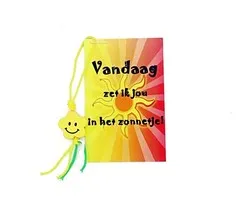 Kaartje - Vandaag zet ik jou in het zonnetje