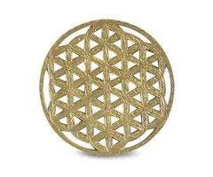 Flower of life koperkleurig
