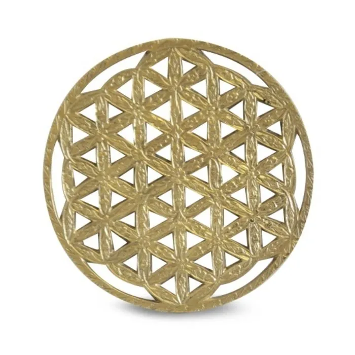Flower of life koperkleurig