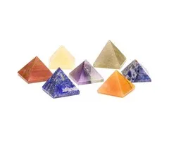 Edelstenen set 7 chakra piramide stenen