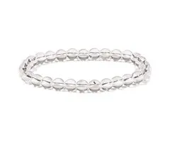 Fijne armband bergkristal 4 mm