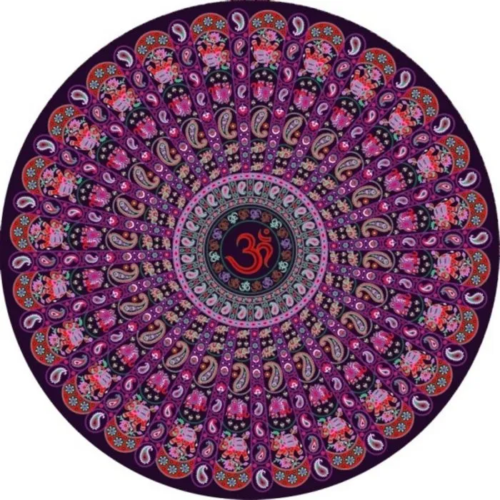 Strandlaken ohm mandala