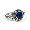 Ring met lapis lazuli verstelbaar