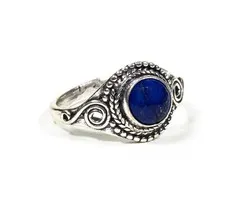 Ring met lapis lazuli verstelbaar