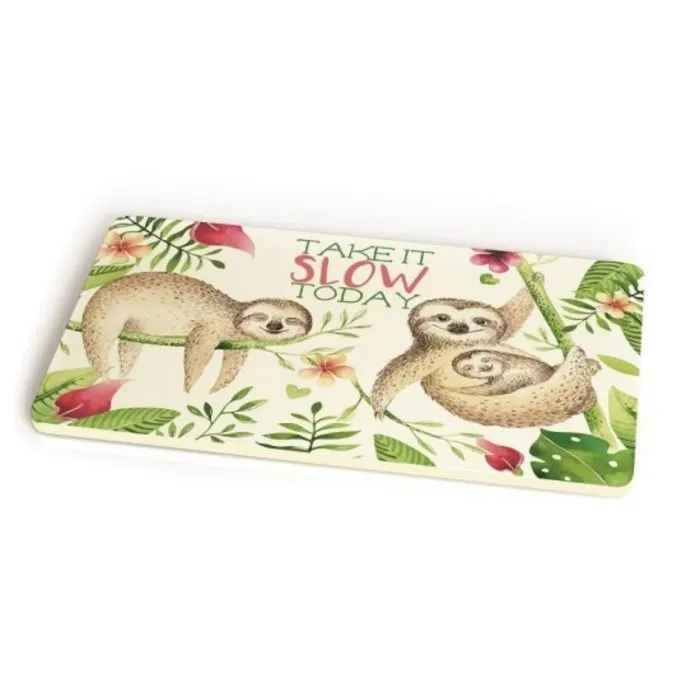 Bamboe ontbijtplankje take it slow