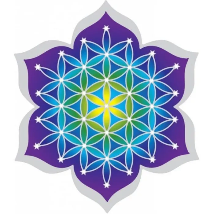 Raamsticker bloem des levens