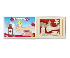 Mini silhouet luciferdoosje Beterschap