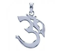 Ohm hangertje zilver