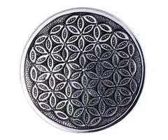 Wierookhouder rond met levensbloem