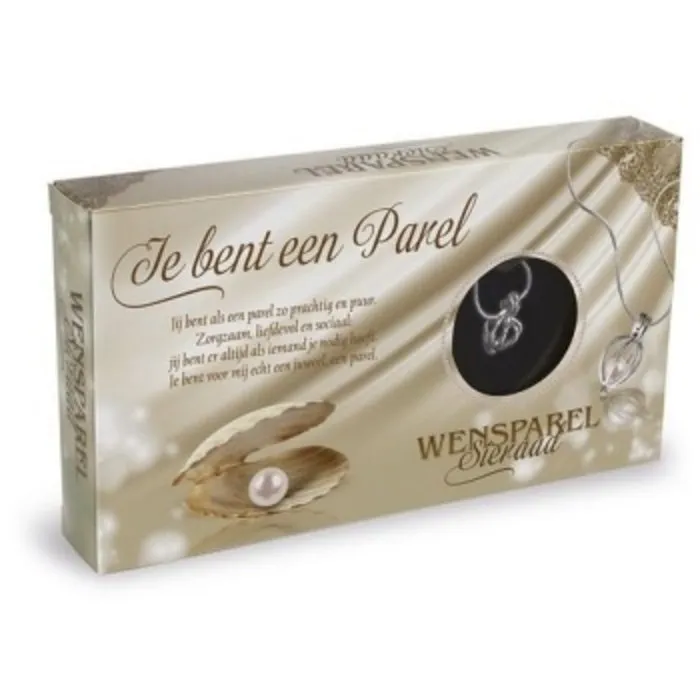 Wensparel sieraad je bent een parel