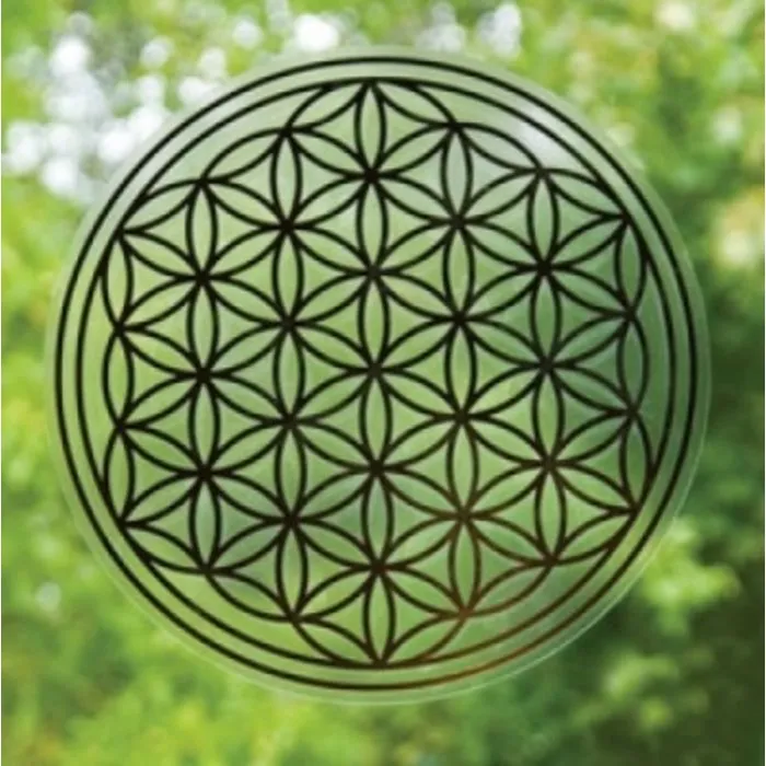 Bloem des levens sticker 4,5 cm