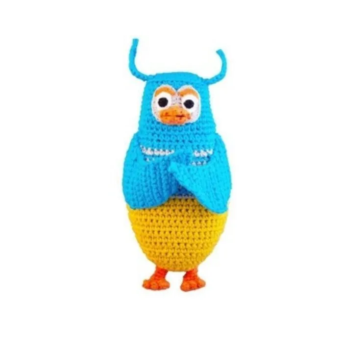 Meneer de uil gehaakte knuffel