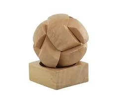 Puzzelbal 6 delig hout