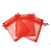 Organza zakje rood 7 x 9 cm