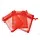 Organza zakje rood 7 x 9 cm