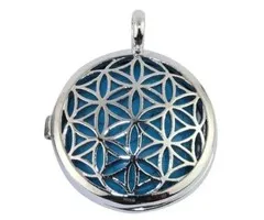 Hanger levensbloem turkoois