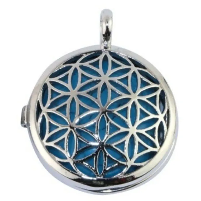 Hanger levensbloem turkoois