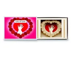 Mini silhouet luciferdoosje Lots of Love