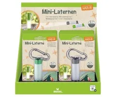 Expeditie natuur mini lantaarn met karabijnhaak