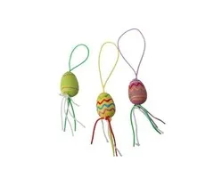 Gelukspoppetjes paaseitjes 3 stuks