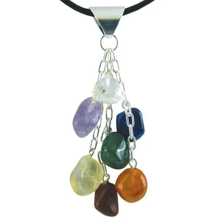 Chakra hanger met 7 edelsteentjes