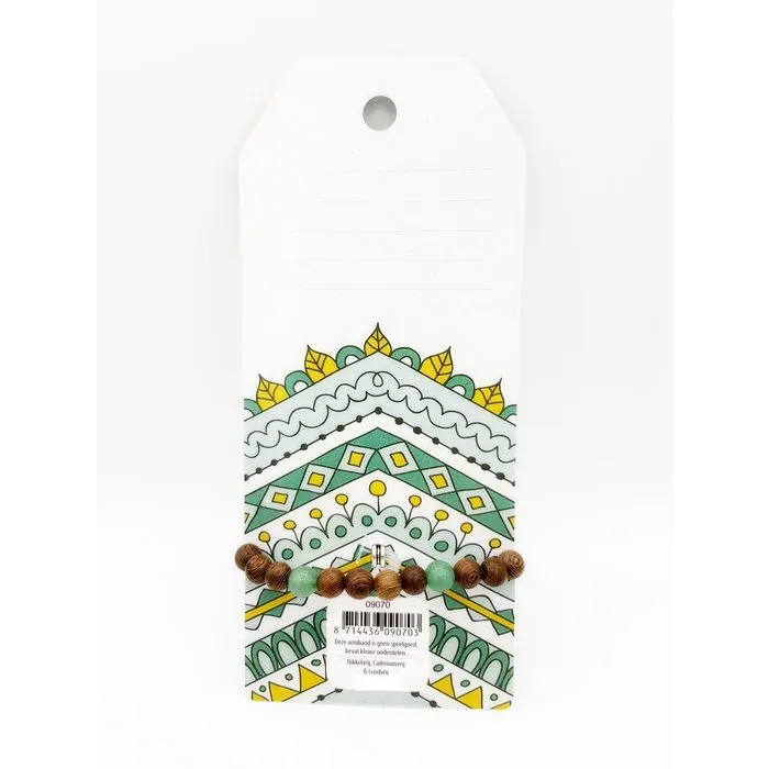 Vriendschapsarmband steuntje in  de rug