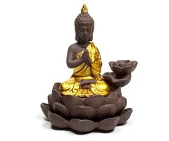 Backflow waterval wierookbrander Boeddha